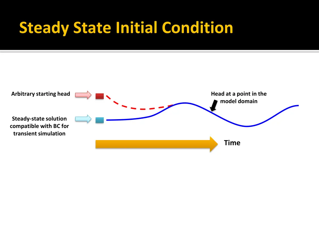 steady state initial condition