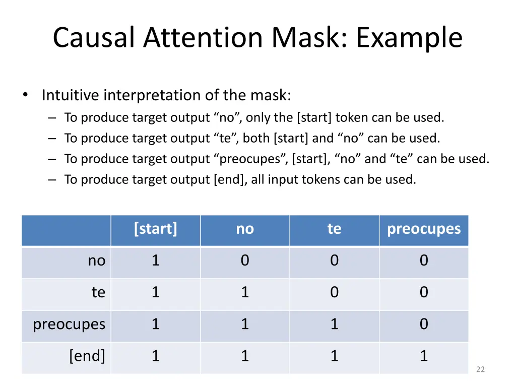 causal attention mask example 1