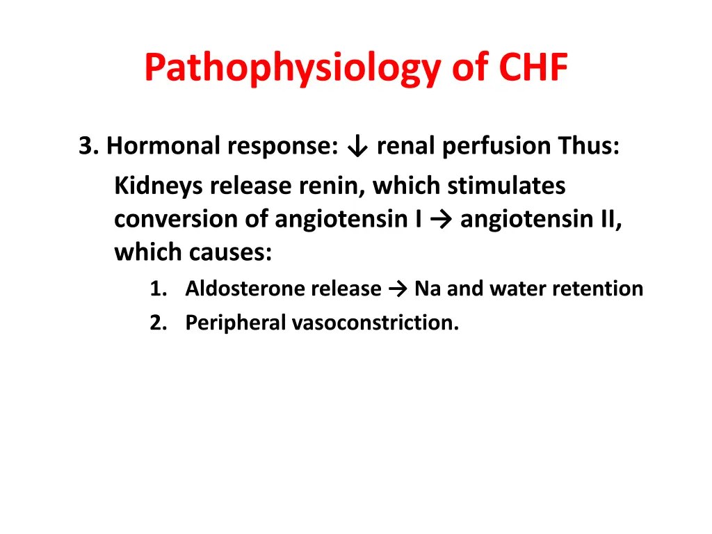 pathophysiology of chf 1