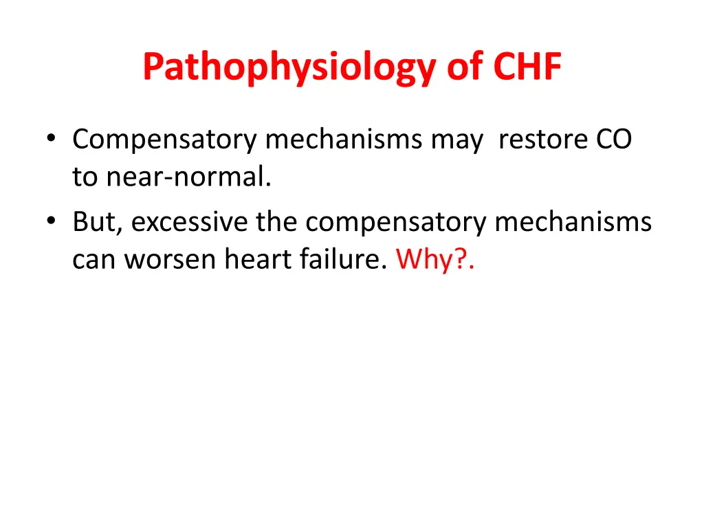 pathophysiology of chf 2