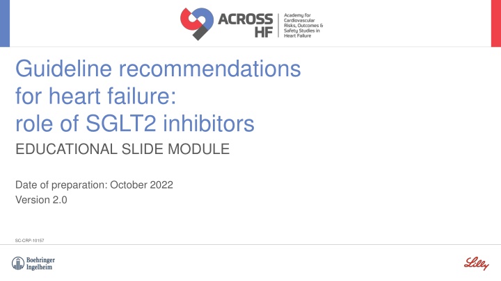 guideline recommendations for heart failure role