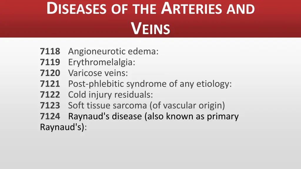 d iseases of the a rteries and v eins 2