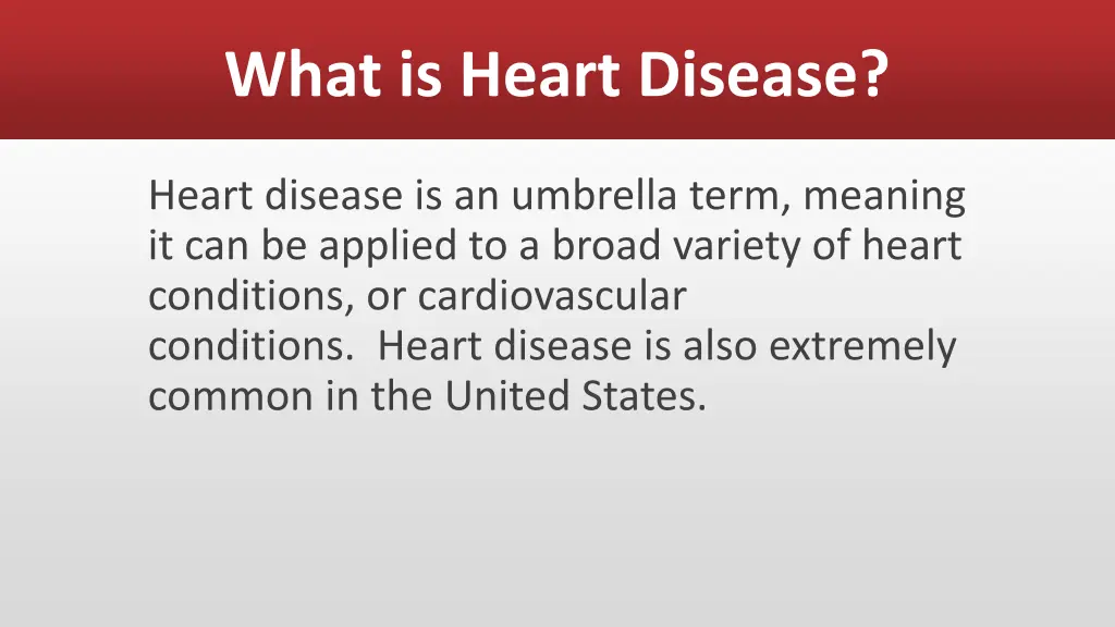 what is heart disease