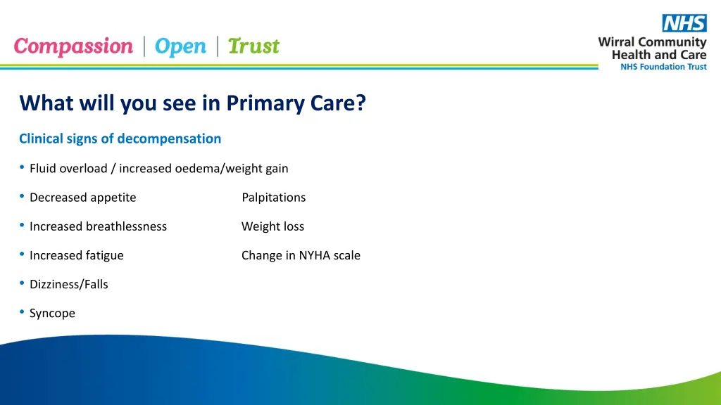 what will you see in primary care