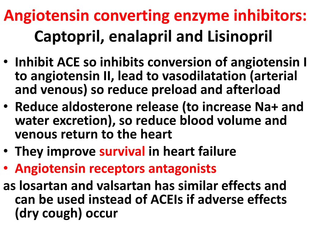 angiotensin converting enzyme inhibitors