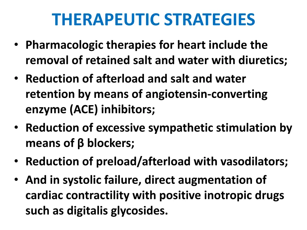 therapeutic strategies