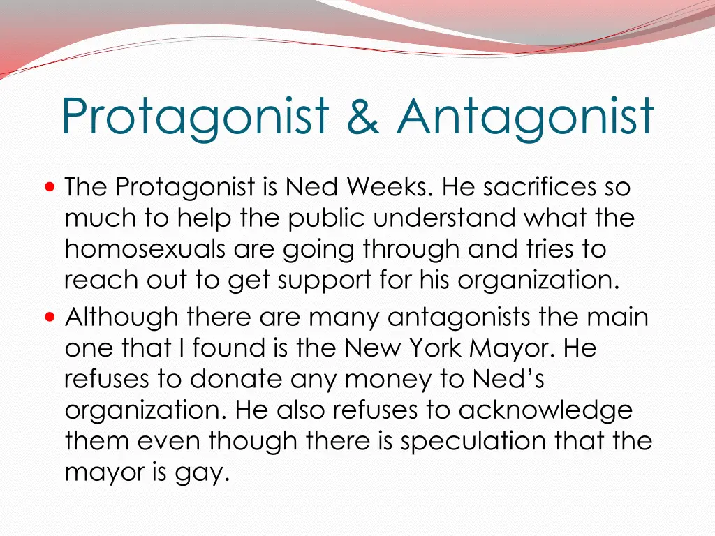 protagonist antagonist