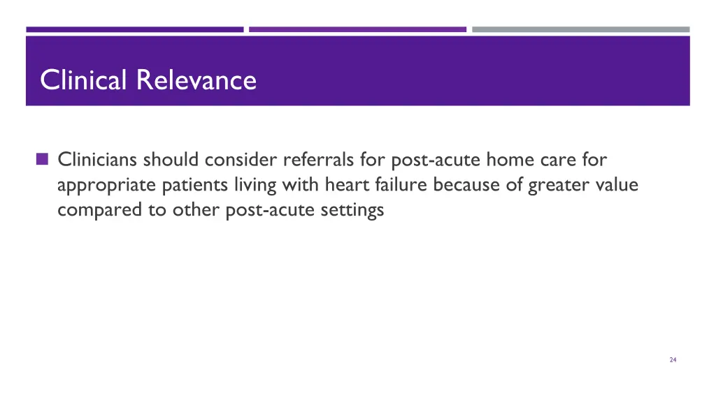 clinical relevance