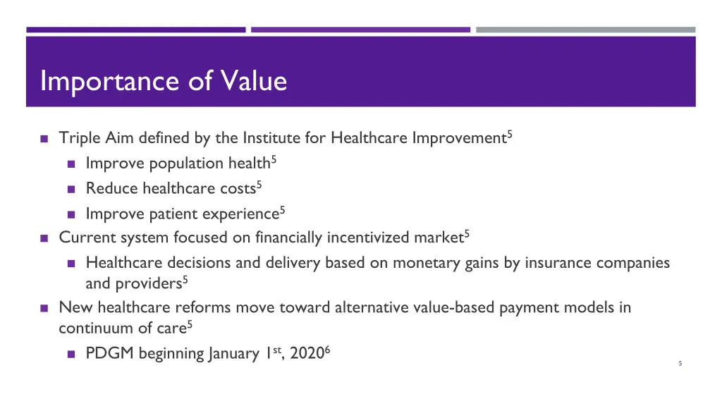 importance of value