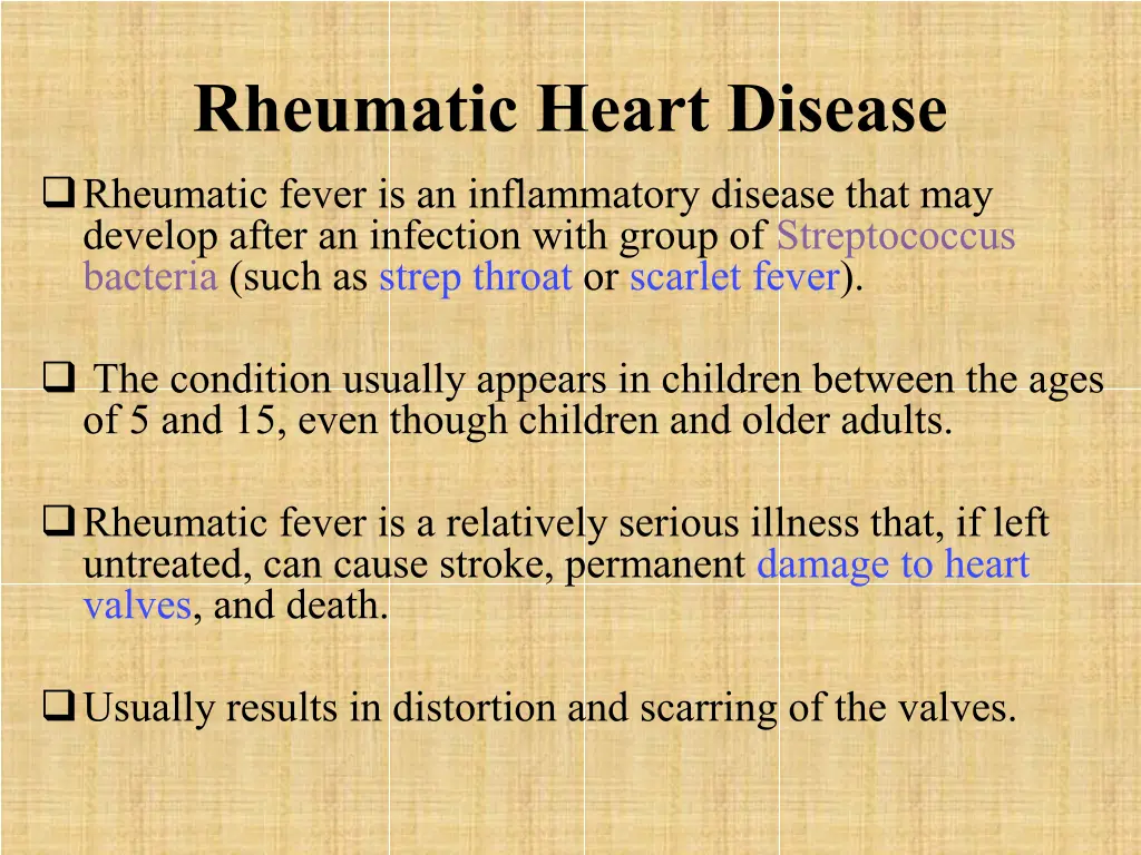 rheumatic heart disease