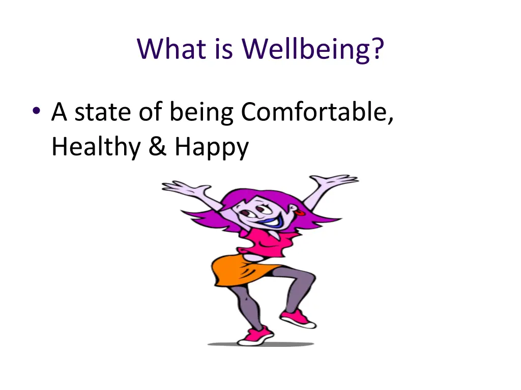 what is wellbeing