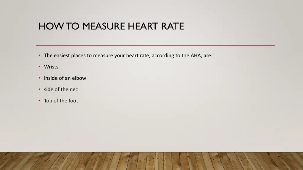 how to measure heart rate