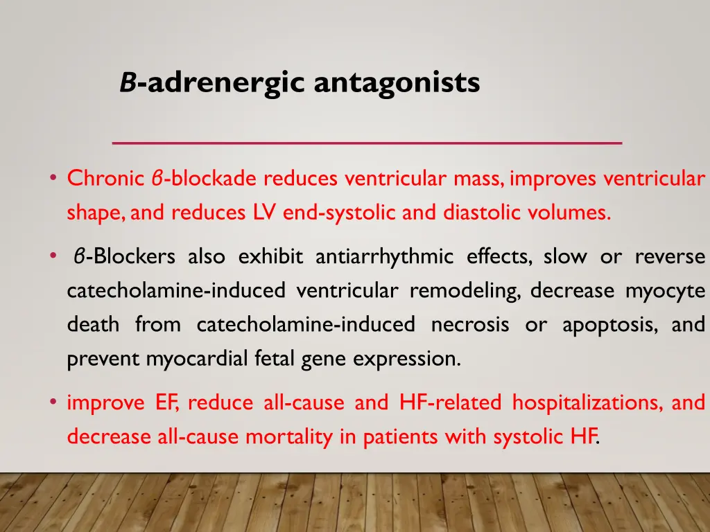 adrenergic antagonists