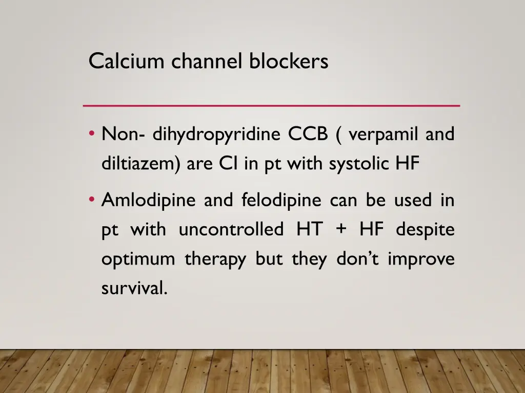 calcium channel blockers