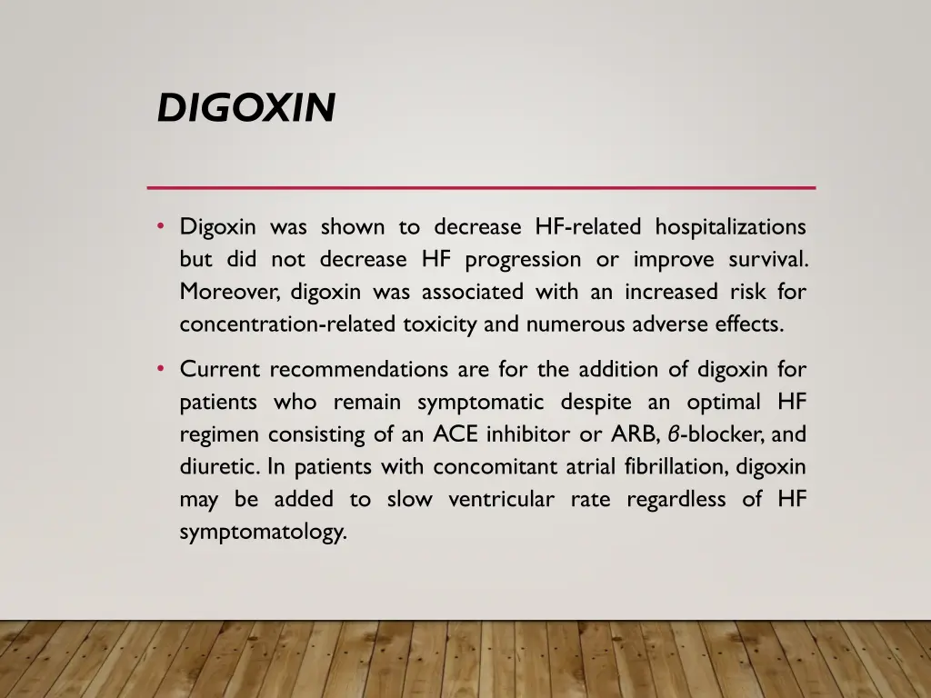 digoxin