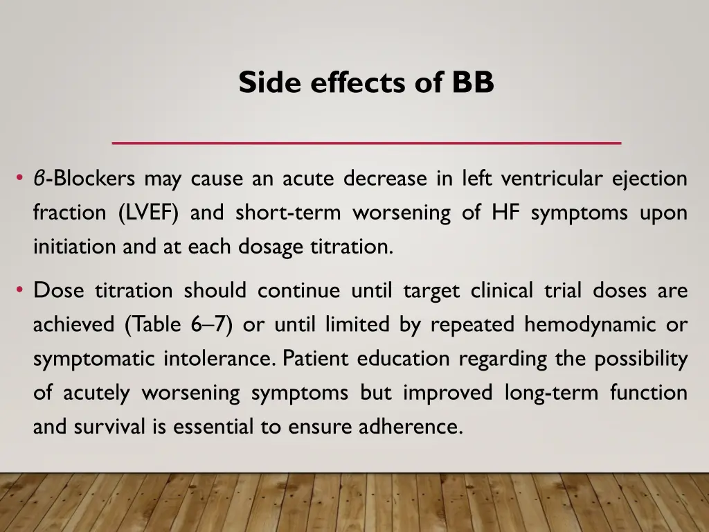 side effects of bb