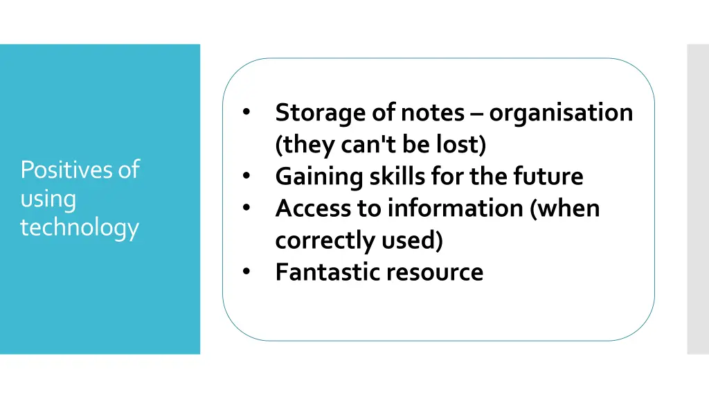 storage of notes organisation they can t be lost