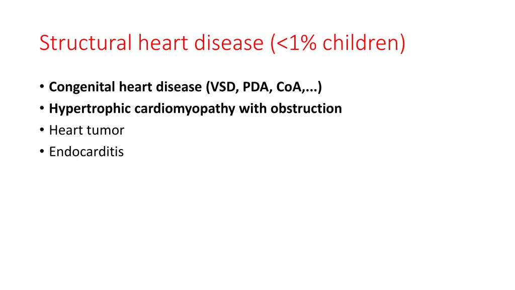 structural heart disease 1 children