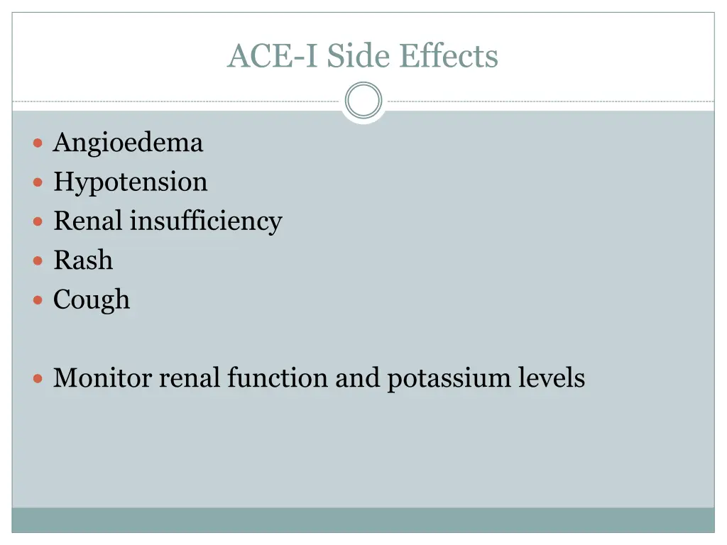 ace i side effects