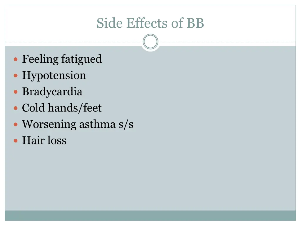 side effects of bb