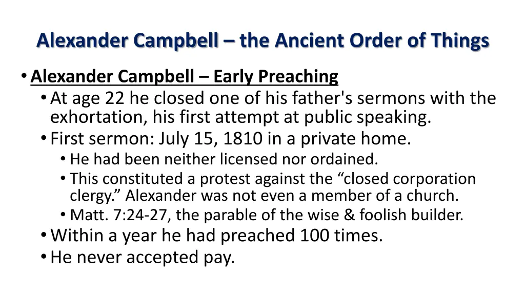 alexander campbell the ancient order of things 11