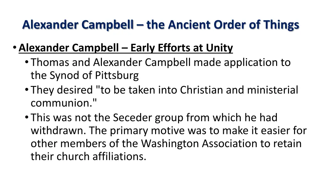 alexander campbell the ancient order of things 12