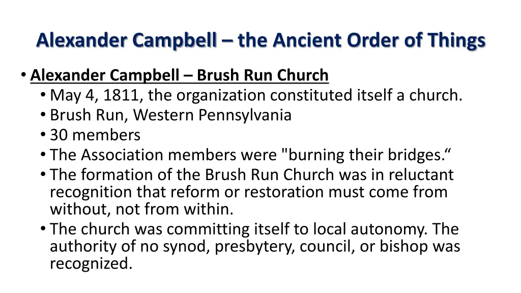 alexander campbell the ancient order of things 14