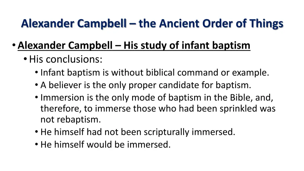 alexander campbell the ancient order of things 17