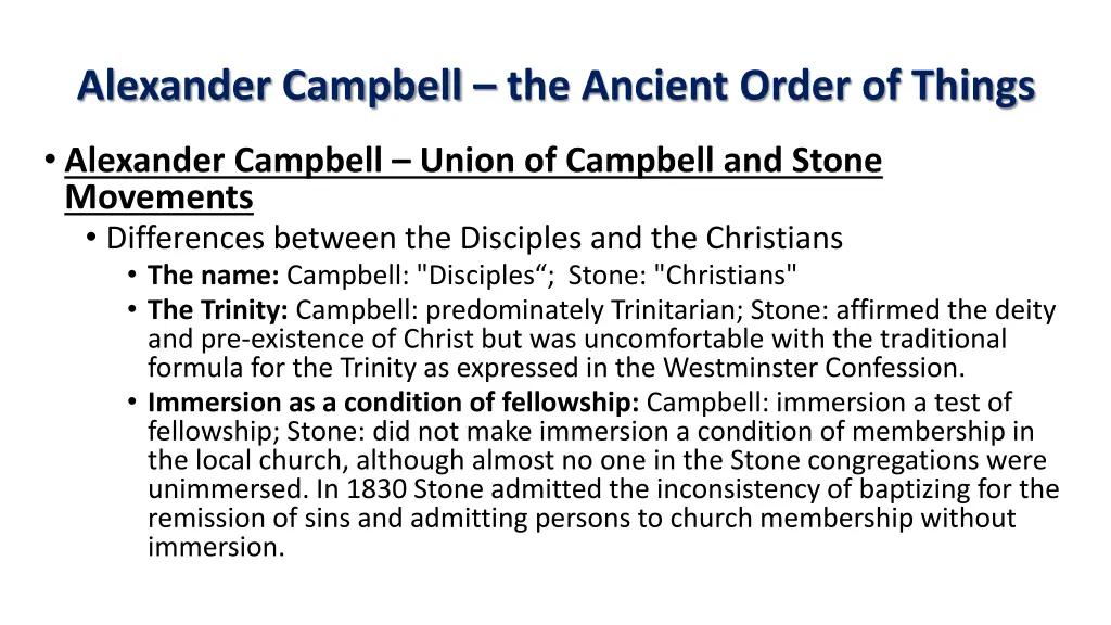 alexander campbell the ancient order of things 24