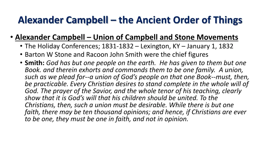 alexander campbell the ancient order of things 26