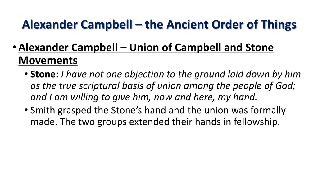 alexander campbell the ancient order of things 28