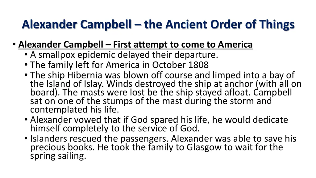 alexander campbell the ancient order of things 3