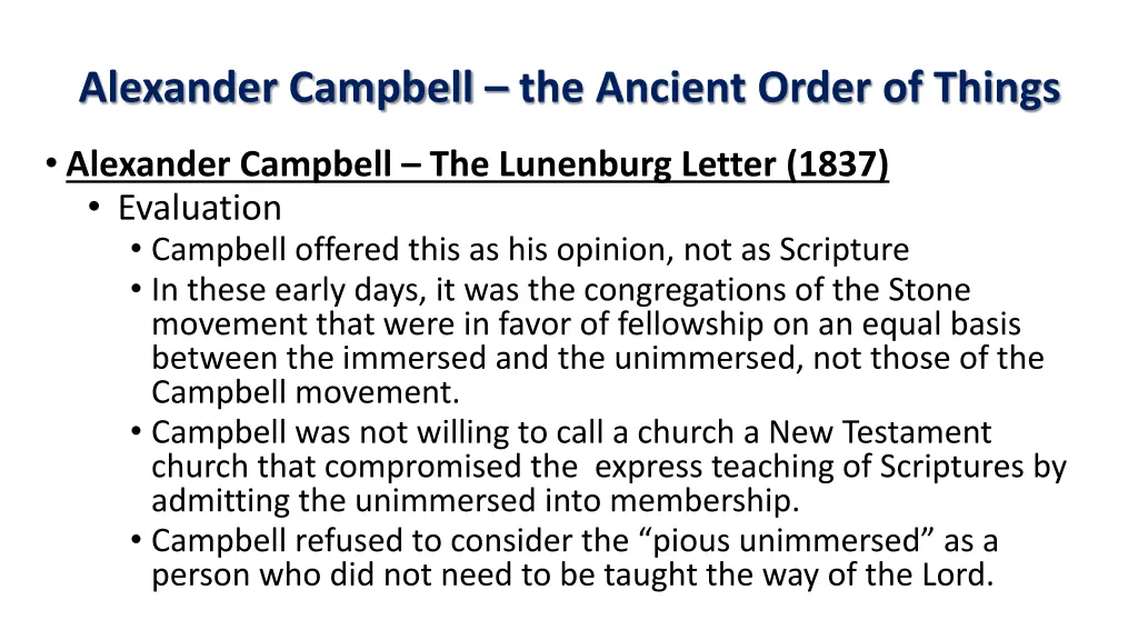 alexander campbell the ancient order of things 31