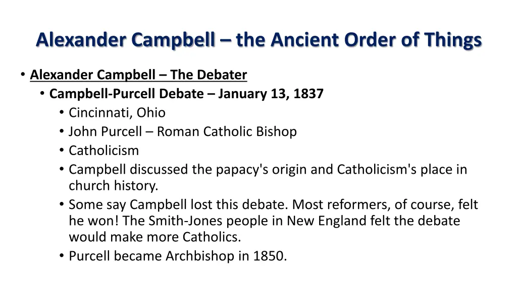 alexander campbell the ancient order of things 35