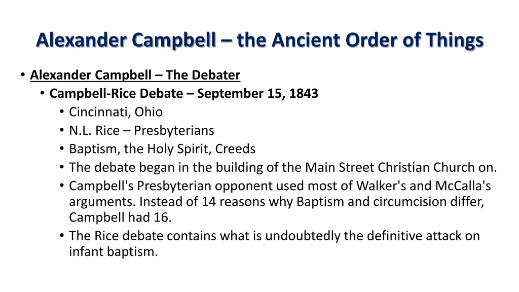 alexander campbell the ancient order of things 36