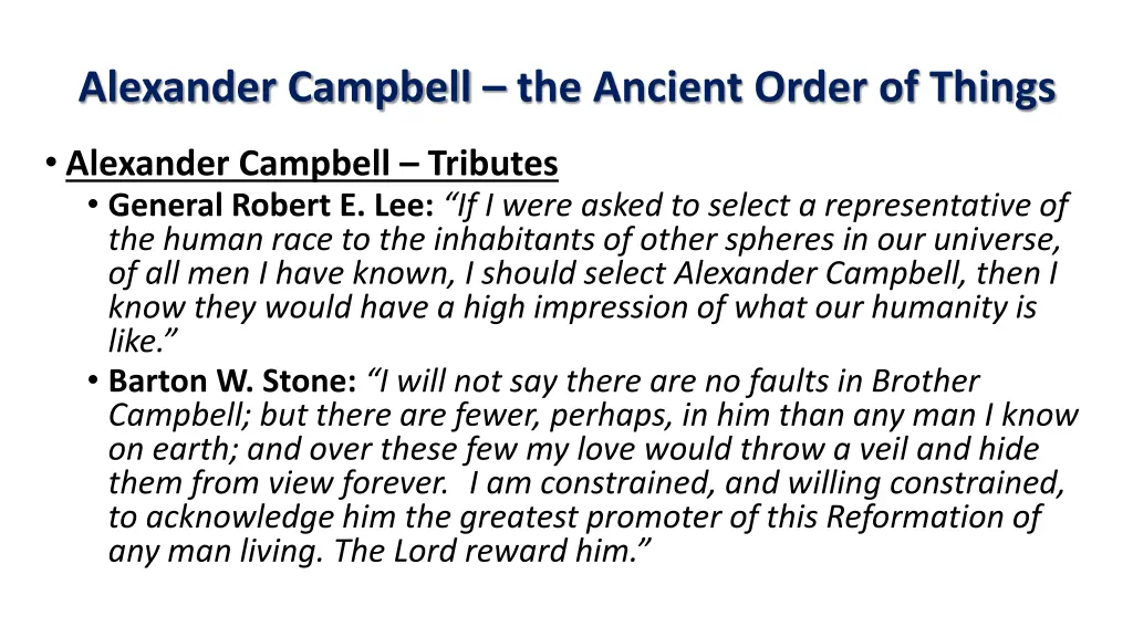 alexander campbell the ancient order of things 39