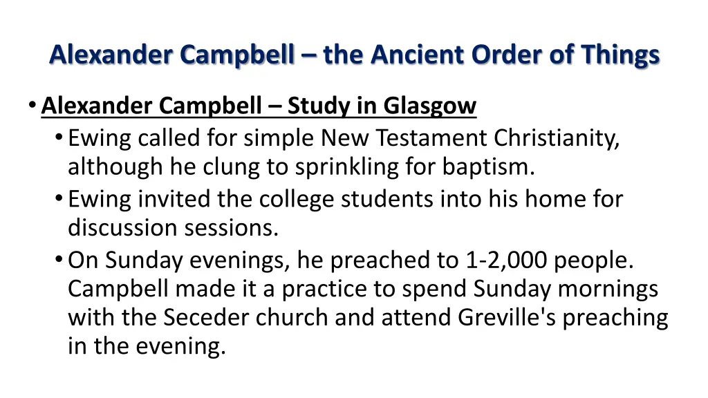 alexander campbell the ancient order of things 5