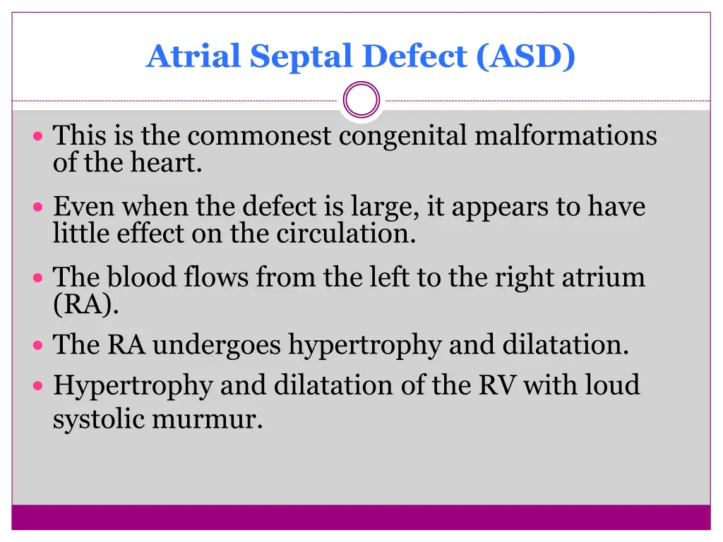 atrial septal defect asd