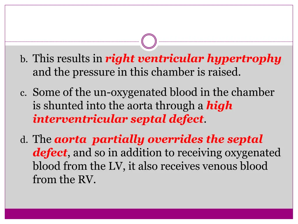 b this results in right ventricular hypertrophy