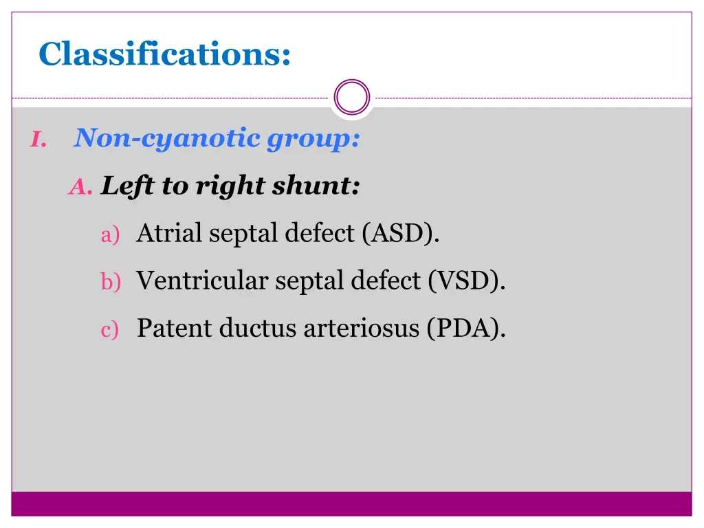 classifications