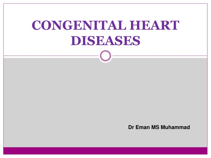 congenital heart diseases