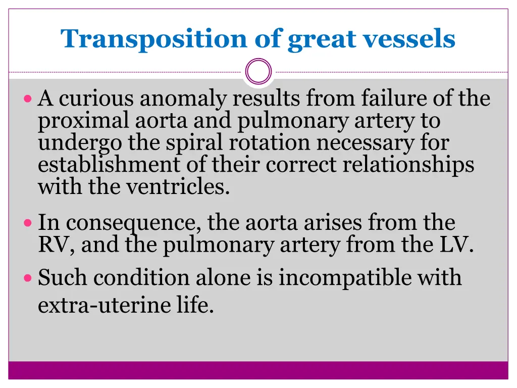 transposition of great vessels