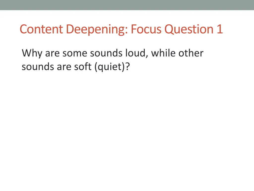 content deepening focus question 1