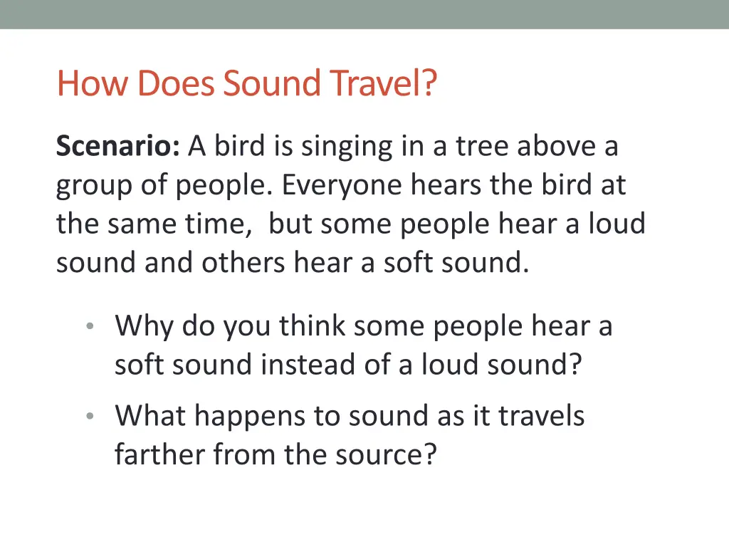 how does sound travel