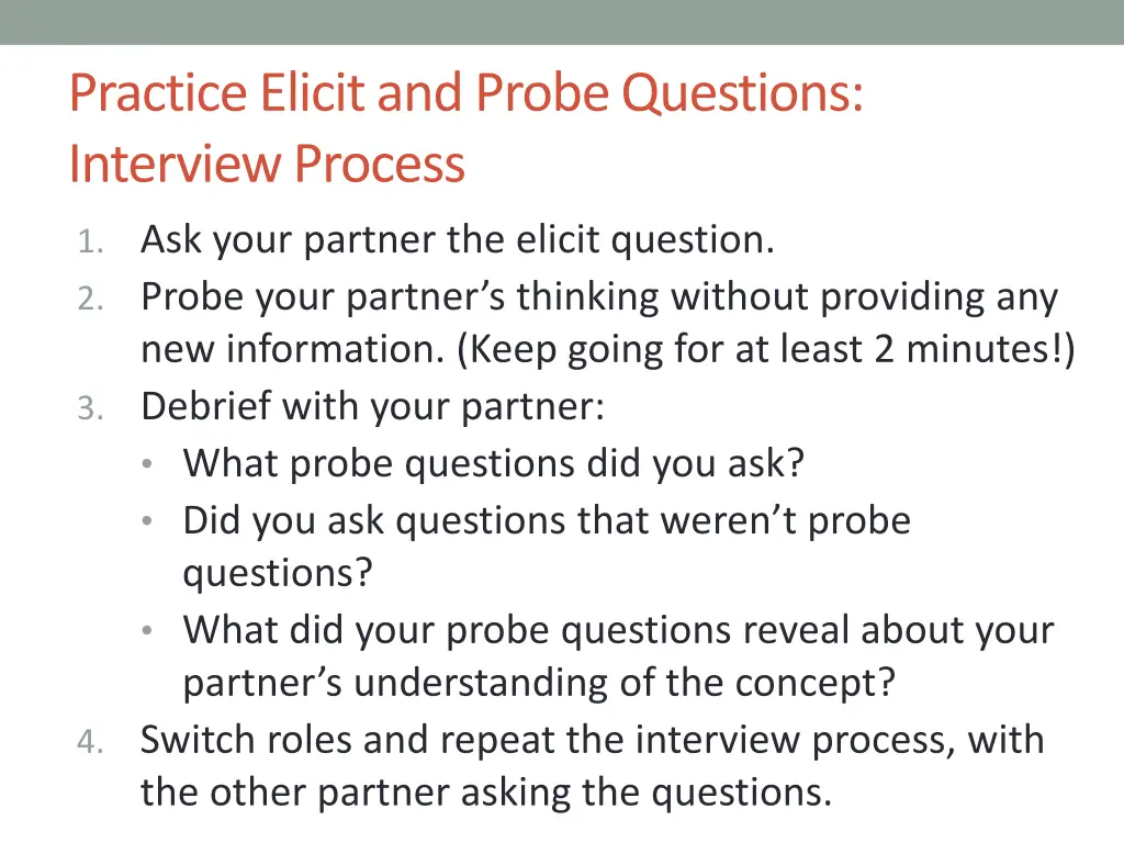 practice elicit and probe questions interview 1