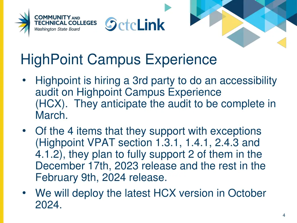 highpoint campus experience