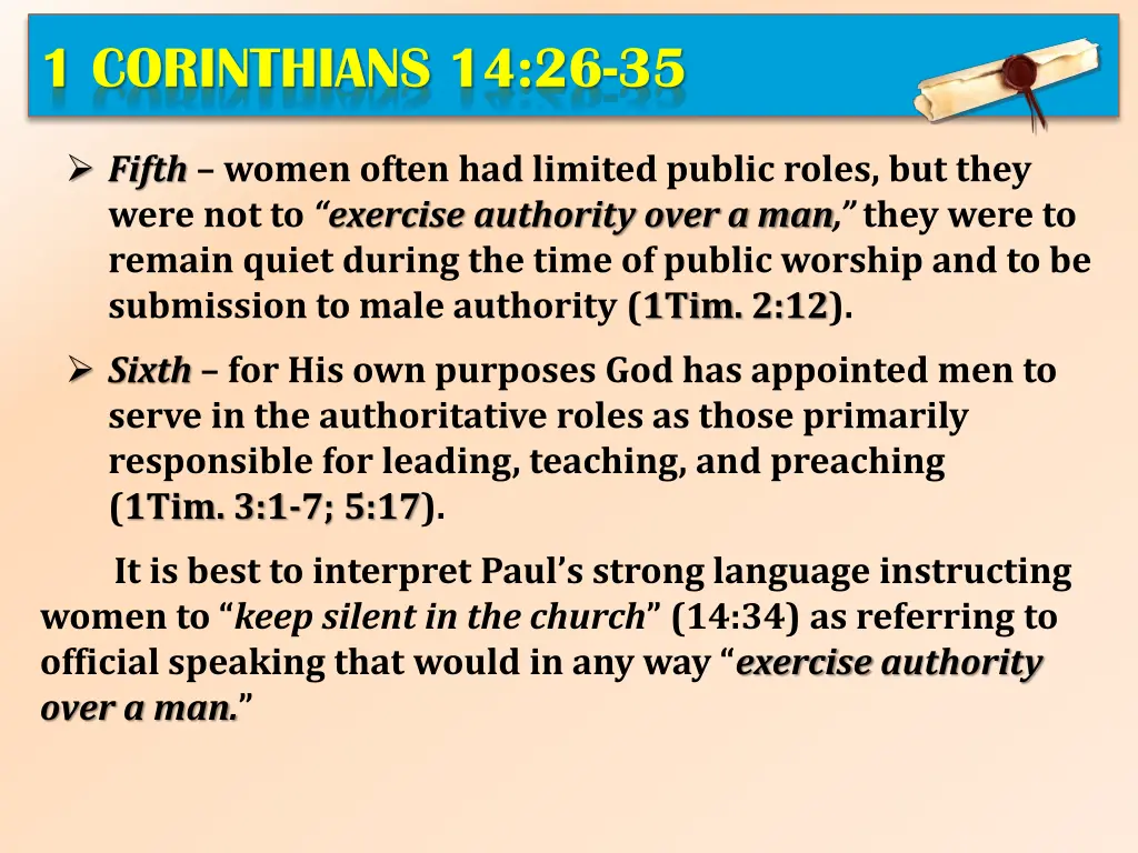 1 corinthians 14 26 35 7