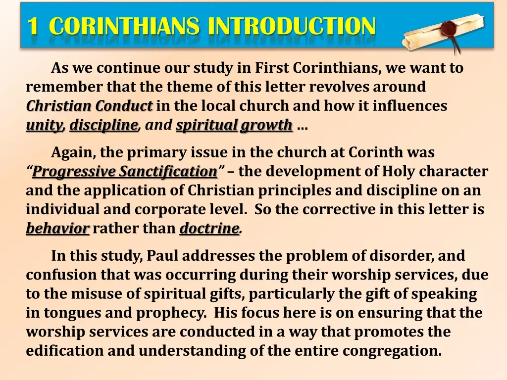 1 corinthians introduction