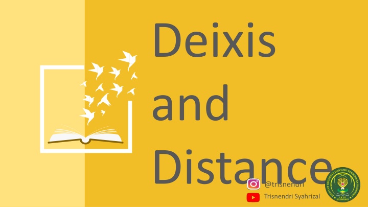 deixis and distance