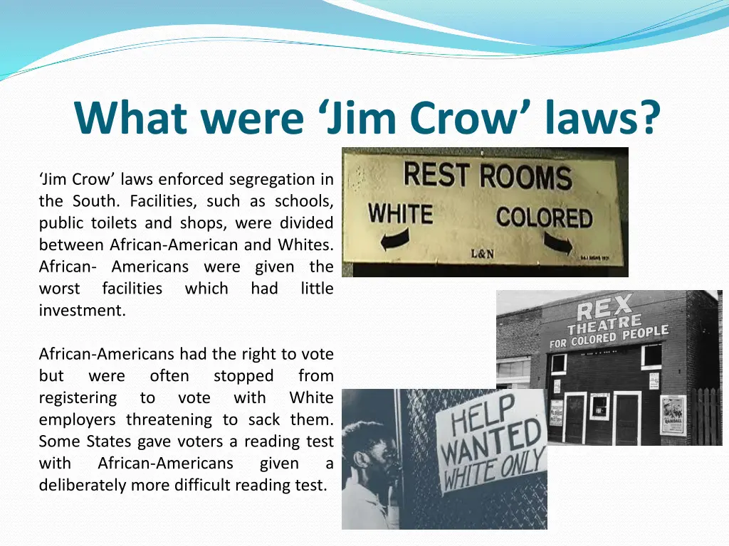 what were jim crow laws